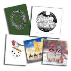 Image showing different Christmas card designs