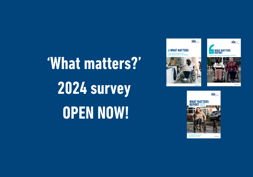 Image advertising our What Matters survey which is now open. URL links to copy of image.
