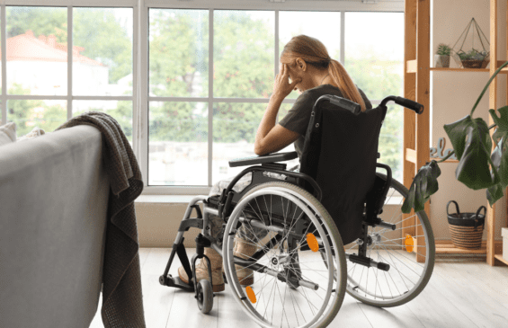 mental health wheelchair user